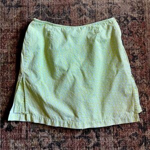 Vintage Liz Claiborne Daisy Print Floral Skort Size 6P